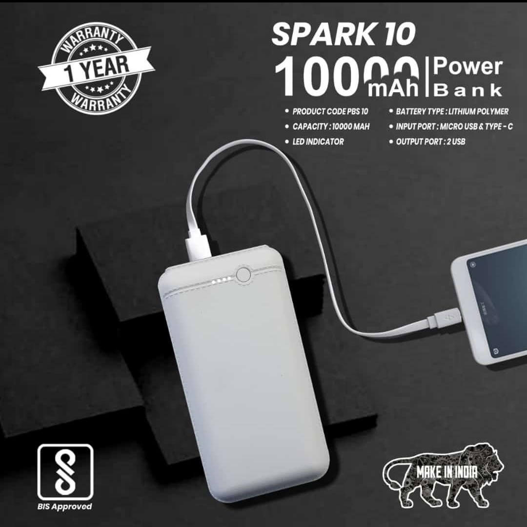 Spark 10 Portable 10000mAH Power Bank