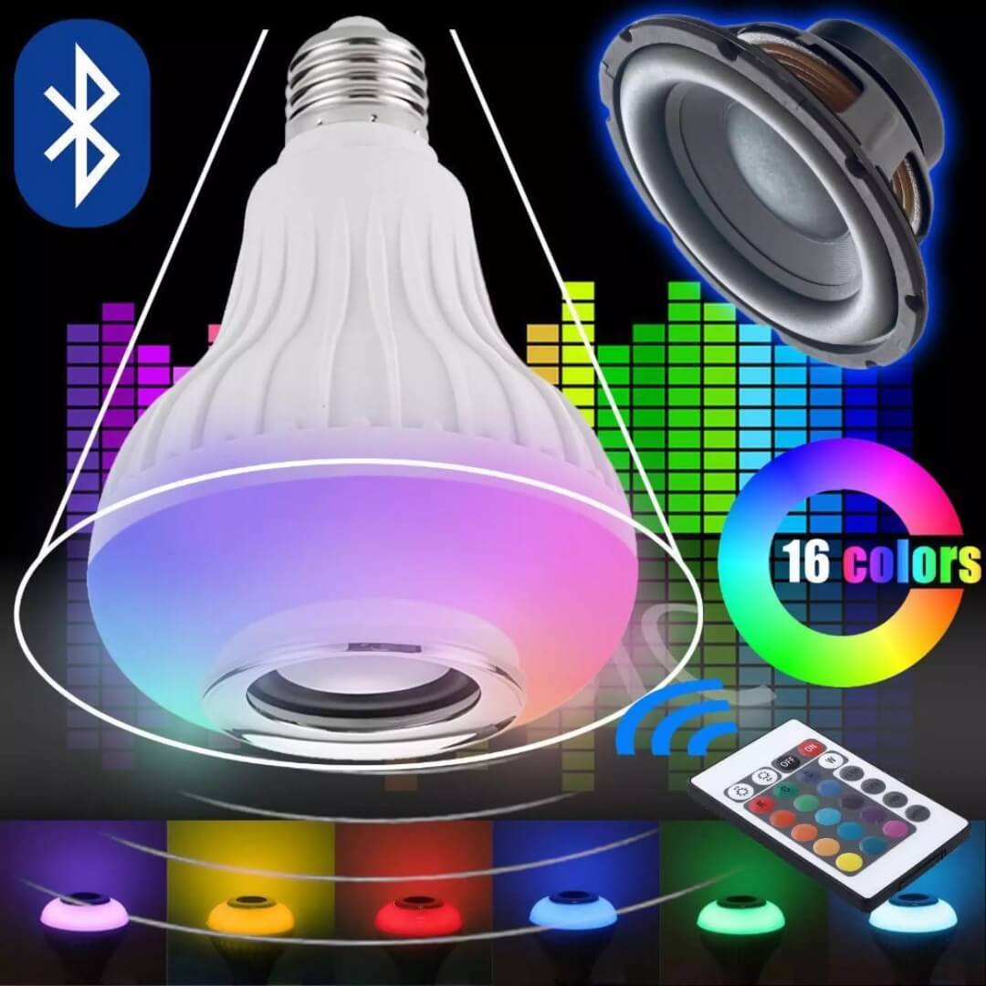 Color Changing Light Bulb With Speaker