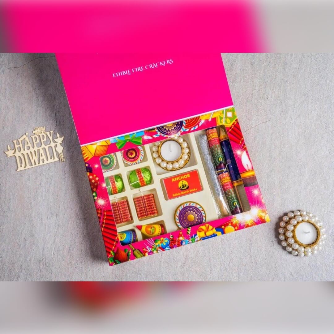 Chocolate Diya Diwali Gift Box