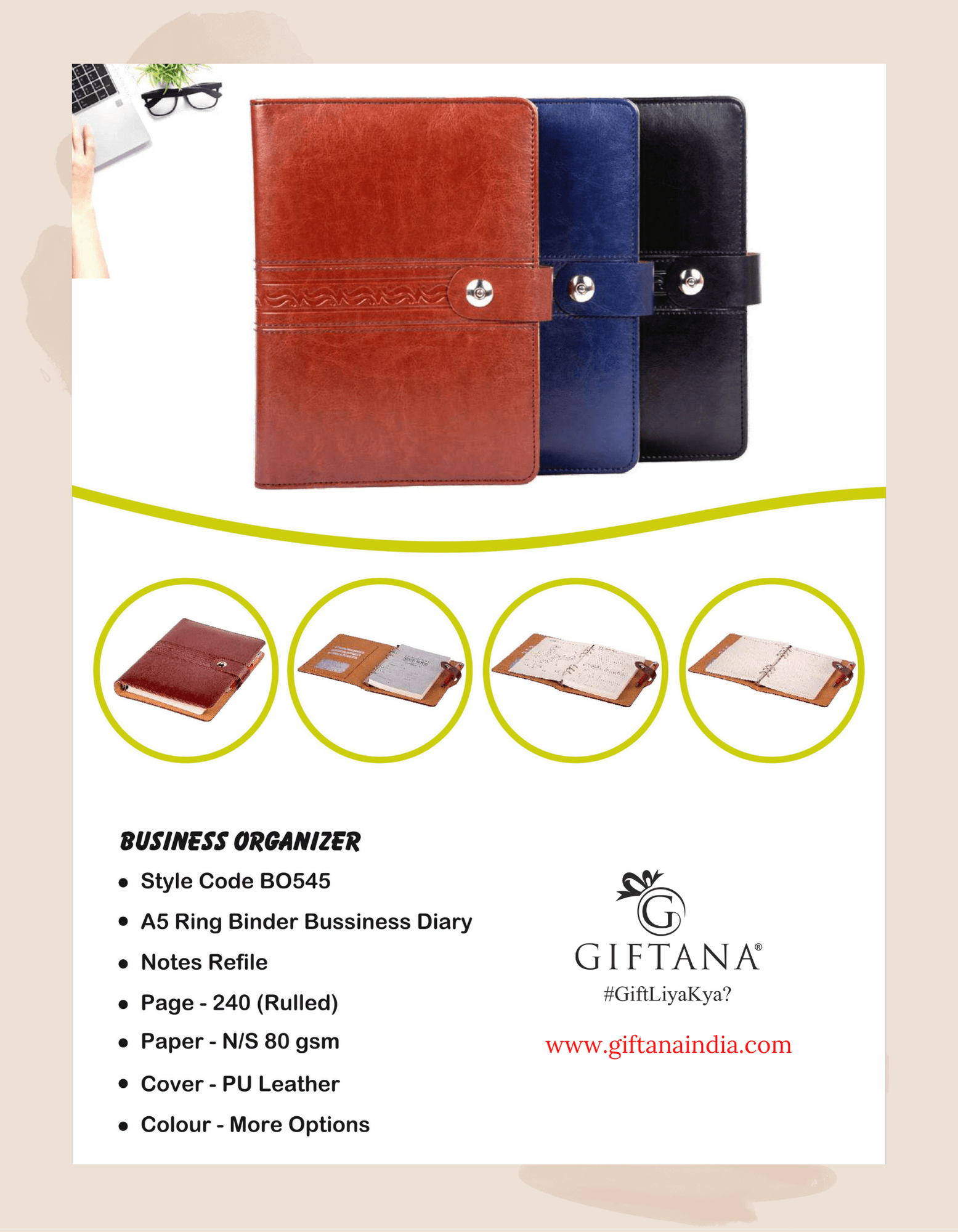 Business Organizer Loop Diary Business Organizer Loop Diary