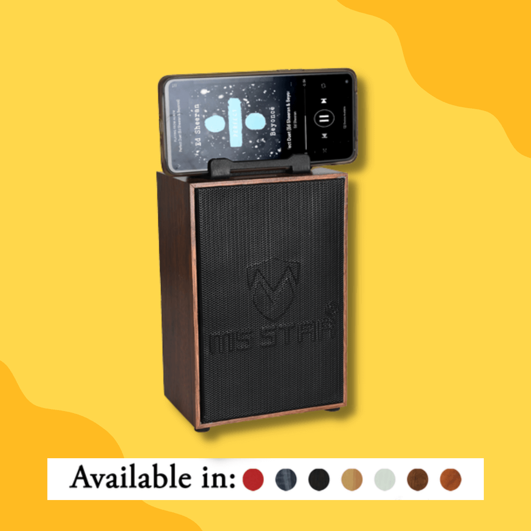 Vintage Wooden Speaker MS-WS-003- Mix Color