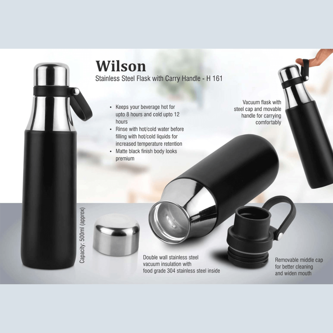 Steel Hot & Cold Vacuum Flask H-416