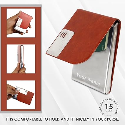 4 in 1 Customized Small Diary with Pen, Card Holder and Keychain Gift Set - Brown 4 in 1 Customized Small Diary with Pen, Card Holder and Keychain Gift Set - Brown
