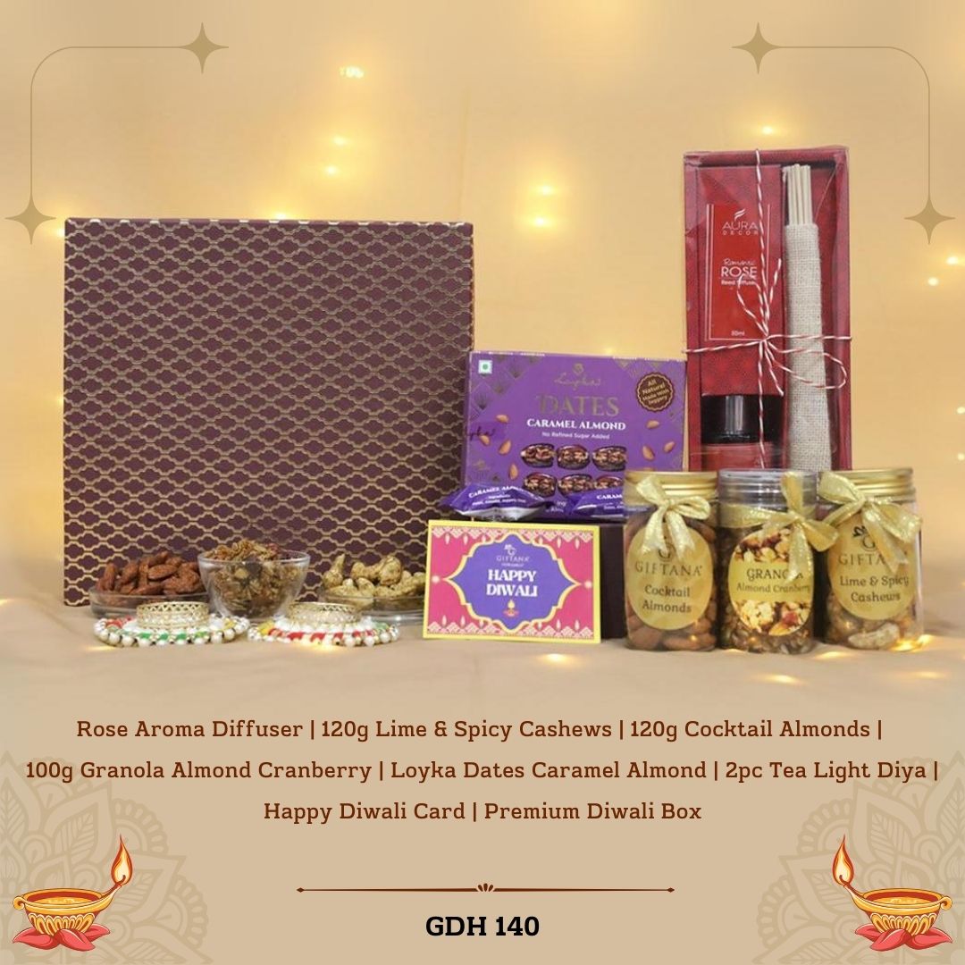Diwali Rose Aroma Set - GDH 140 Diwali Rose Aroma Set - GDH 140