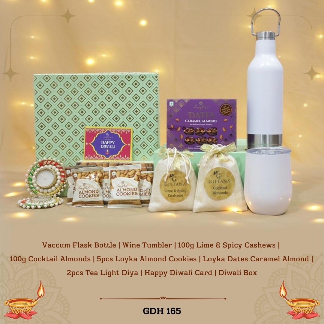 Diwali Sip & Snack Diwali Gift Box - GDH 165 Diwali Sip & Snack Diwali Gift Box - GDH 165