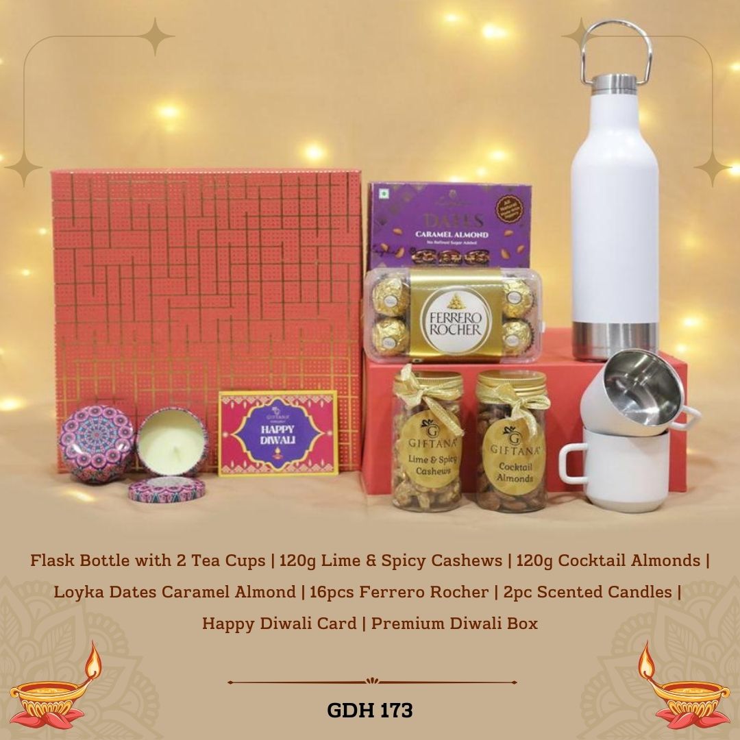 Premium Diwali Gift Set with Sipper Tumbler - GDH 172 Premium Diwali Gift Set with Sipper Tumbler - GDH 172