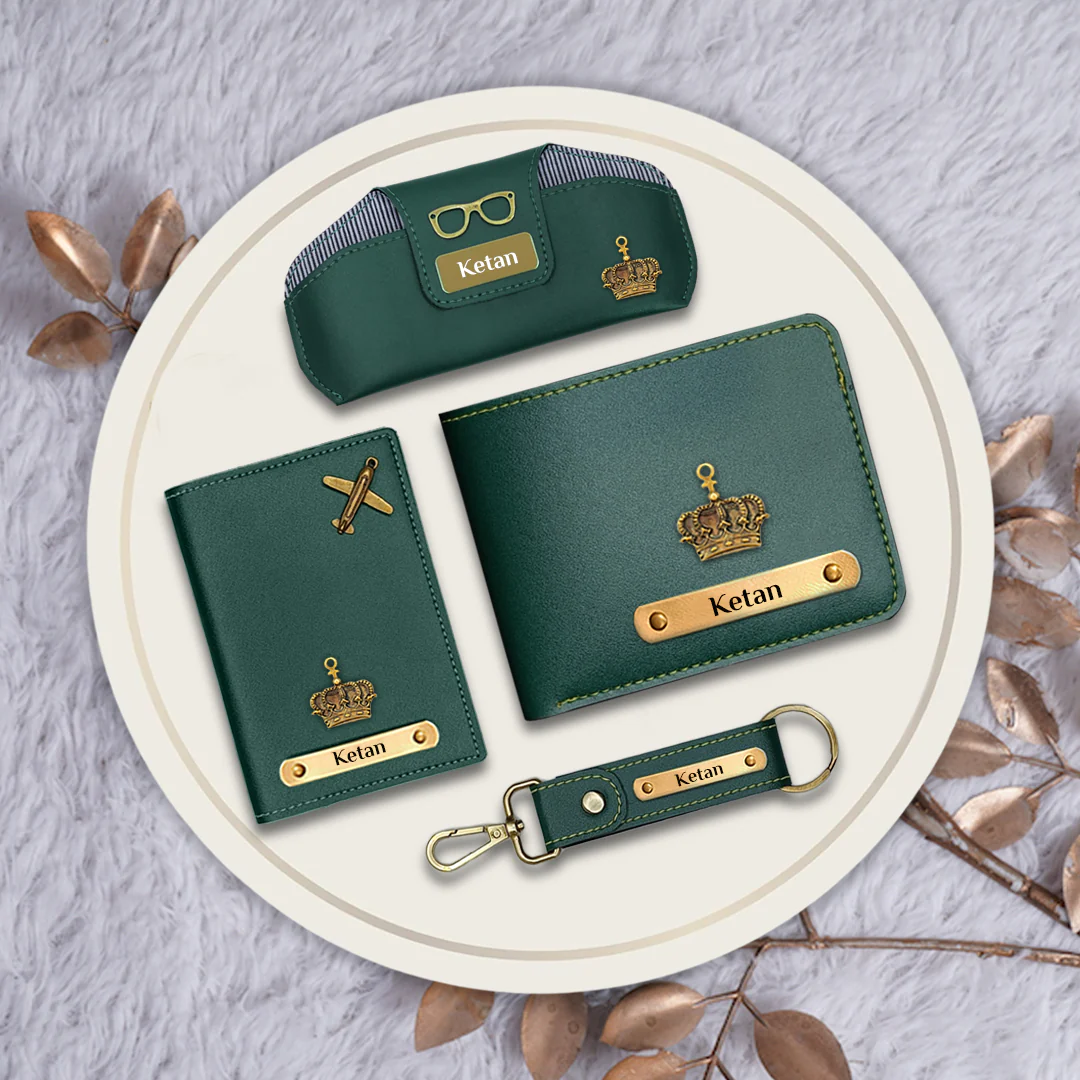 1738221301_Personalized_4-in-1_Men_s_Gift_Set_Wallet_Keychain_Sunglass_Case_Mini_Passport_Cover_-_Green_03
