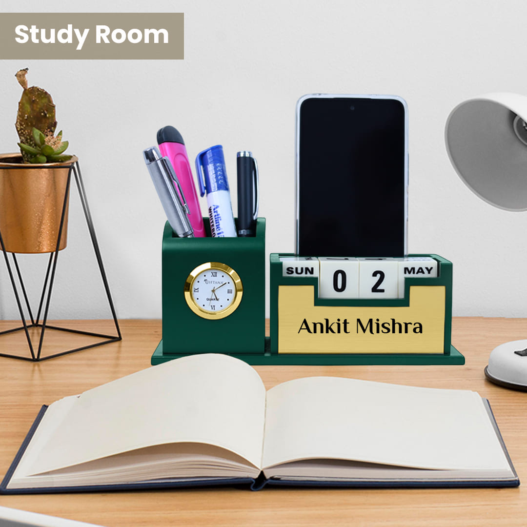 Gold Finish Desk Organizer – Elegant & Functional Gold Finish Desk Organizer – Elegant & Functional