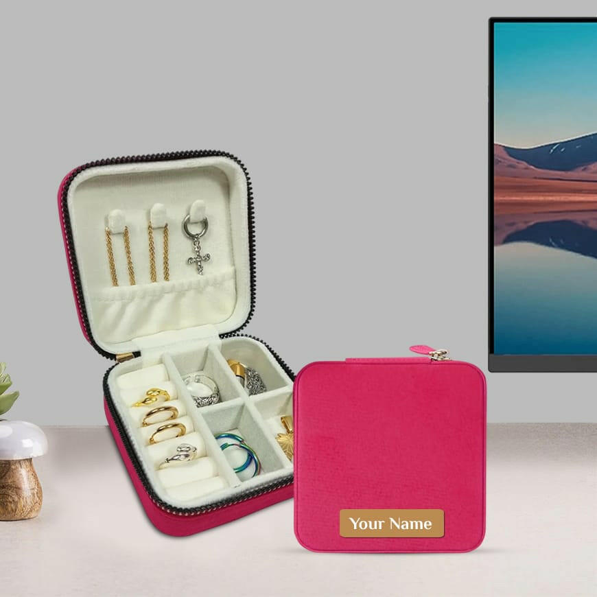 Premium Corporate Gift – Elegant Personalized Mini Jewellery Storage Box