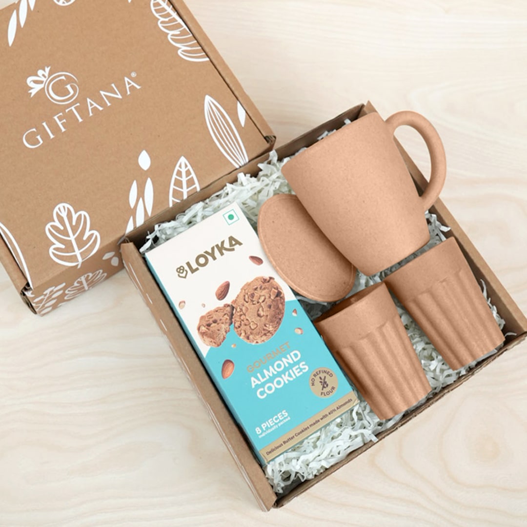 Eco-Friendly Gift Set : Loyka Cookies, Mug, Coaster & Tea Cup Eco-Friendly Gift Set : Loyka Cookies, Mug, Coaster & Tea Cup