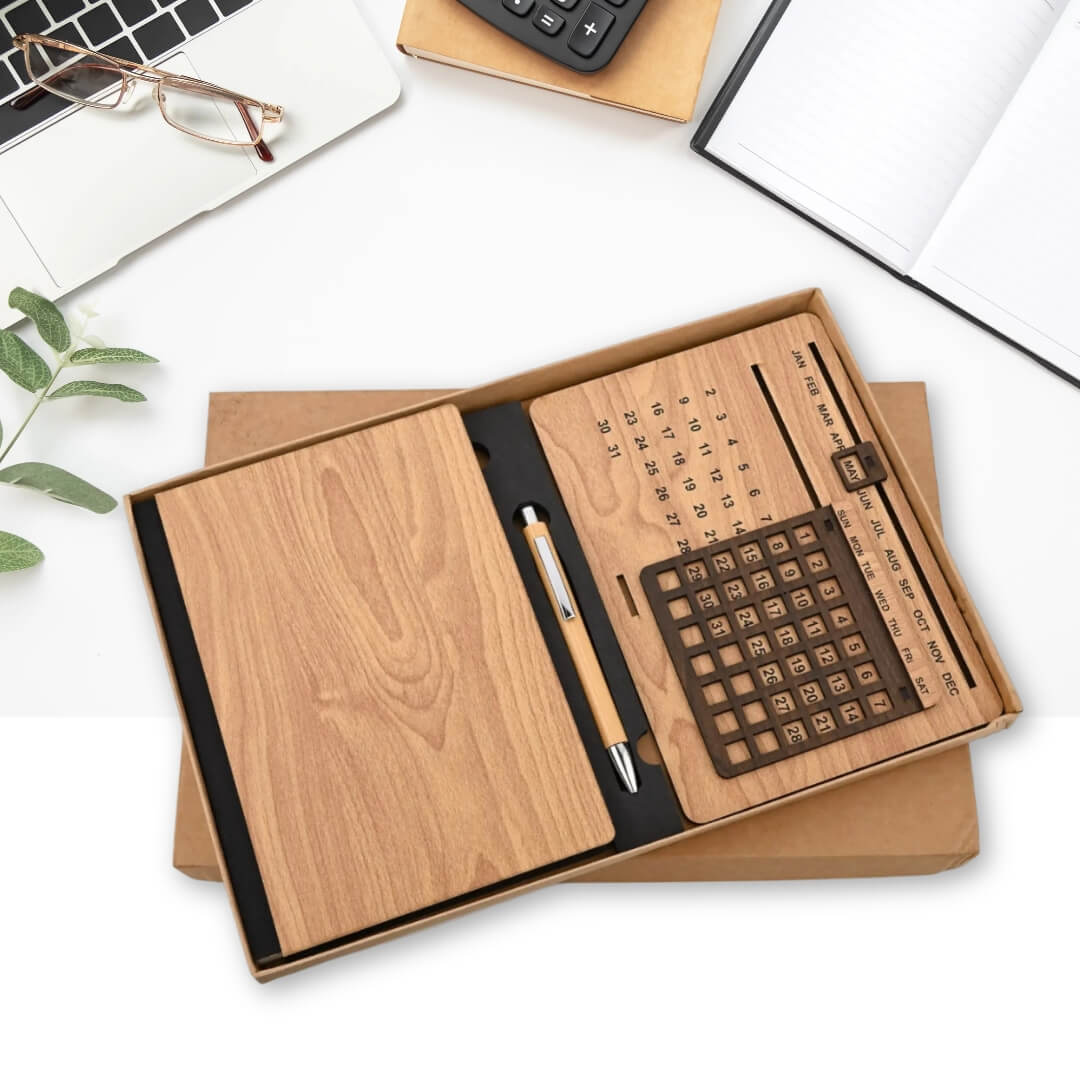 Eco Friendly Gifts : 3-in-1 Diary, Pen & Calendar Set Eco Friendly Gifts : 3-in-1 Diary, Pen & Calendar Set