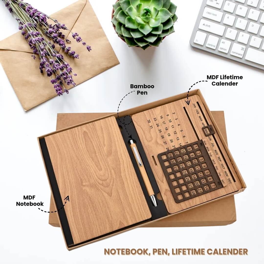 Eco Friendly Gifts : 3-in-1 Diary, Pen & Calendar Set Eco Friendly Gifts : 3-in-1 Diary, Pen & Calendar Set