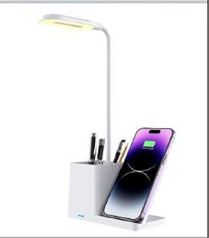 Corporate Gift-LED Lamp with Wireless Charger and Pen Holder Corporate Gift-LED Lamp with Wireless Charger and Pen Holder