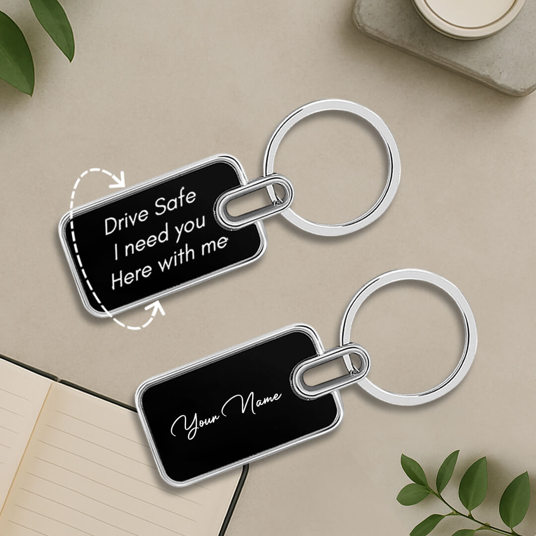 Corporate Gift-Dual Side Metal Keychain