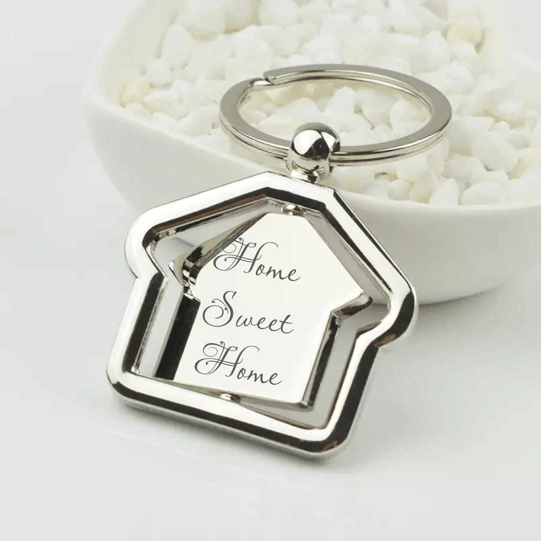 Corporate Home Sweet Home Keychain-Elegant Giveaway