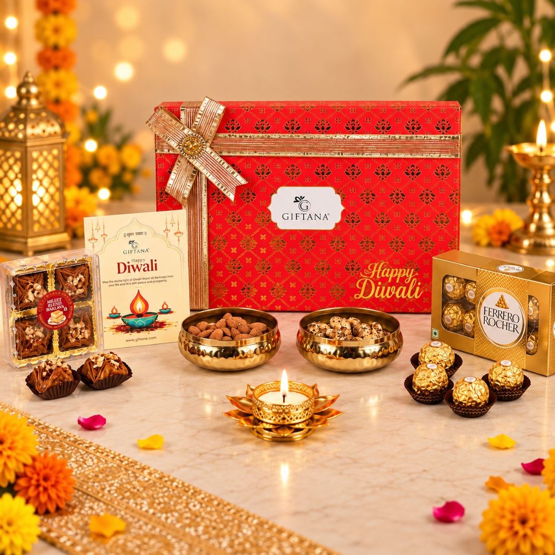 Golden Glow – Premium Diwali Gifts with Festive Treats