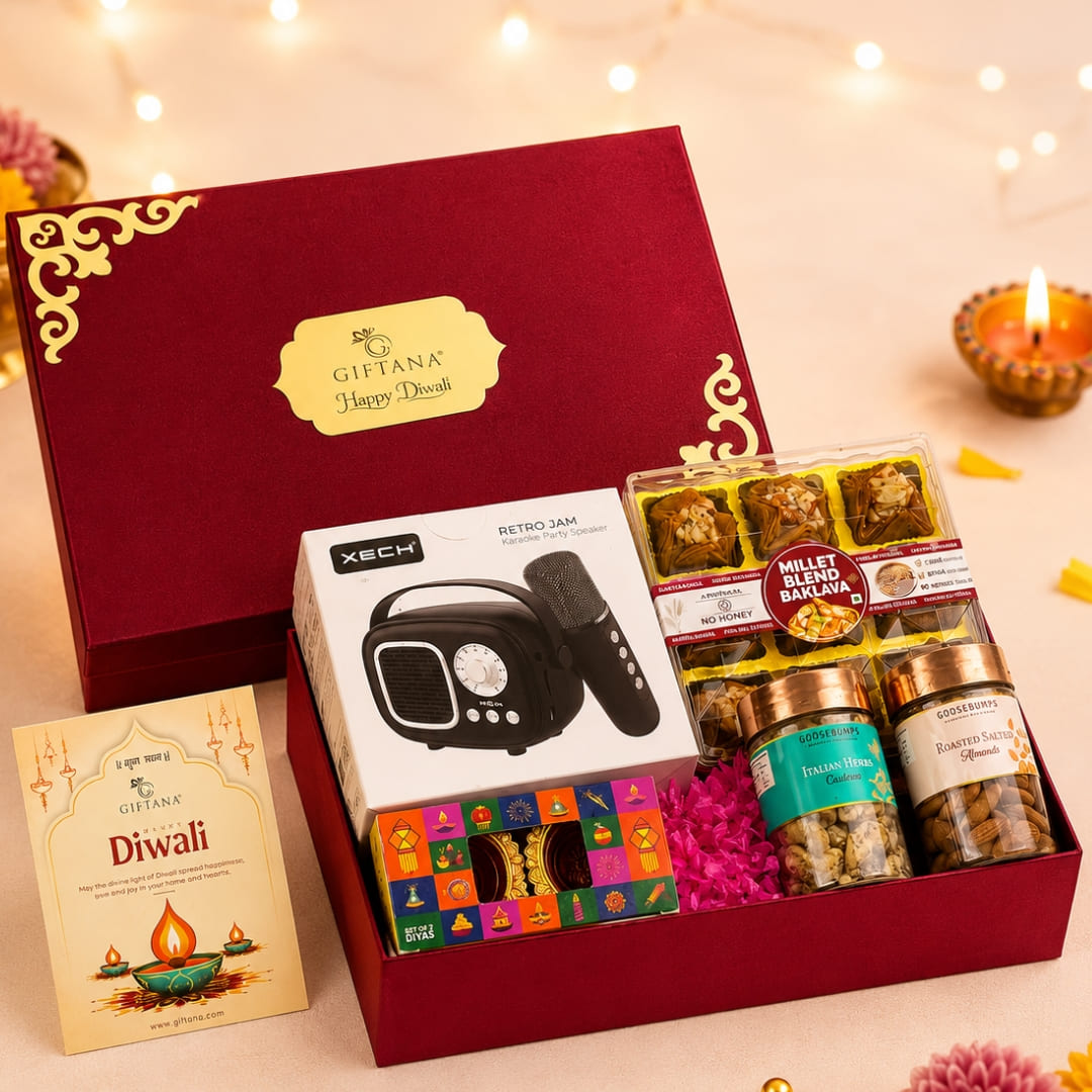 Premium Tech & Treats - Diwali Gift Box for Gifting
